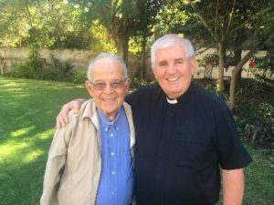 Father Bernadino with Father Michael